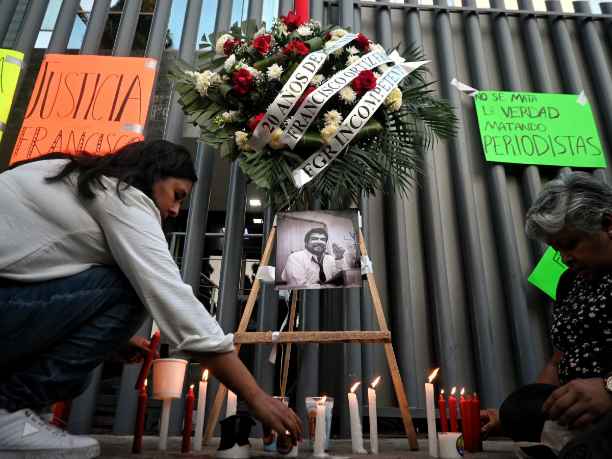 A 20 años de impunidad familiares, amigos y periodistas reclaman justicia para Francisco Ortiz&nbsp;Franco